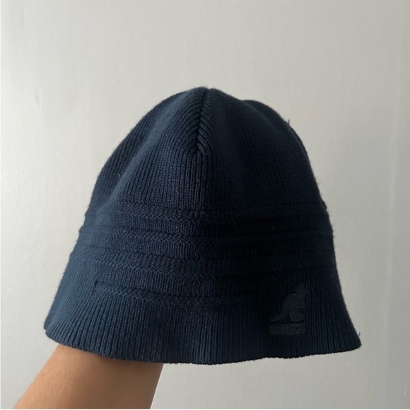 Kangol Beanie Hat Navy Blue - Picture 2 of 5